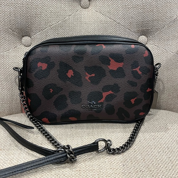 Coach Handbags - COACH Leopard Print Crossbody- Like NEW